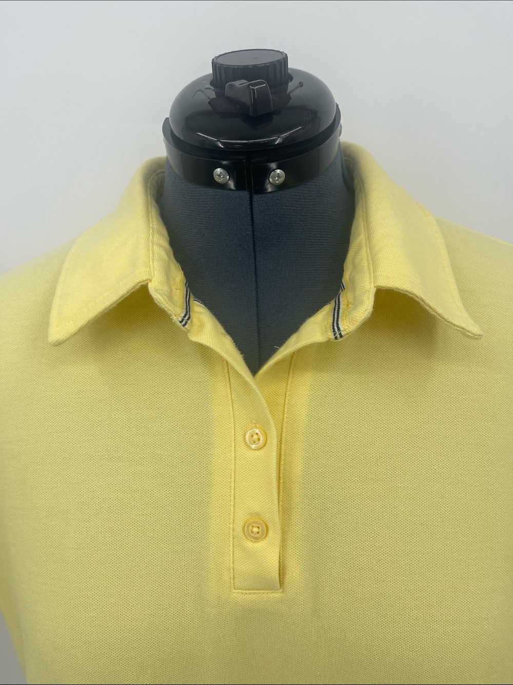 D&CO Yellow Polo Shirt Dress - Women's Casual Top SIZE XLARGE - Picture 2 of 10